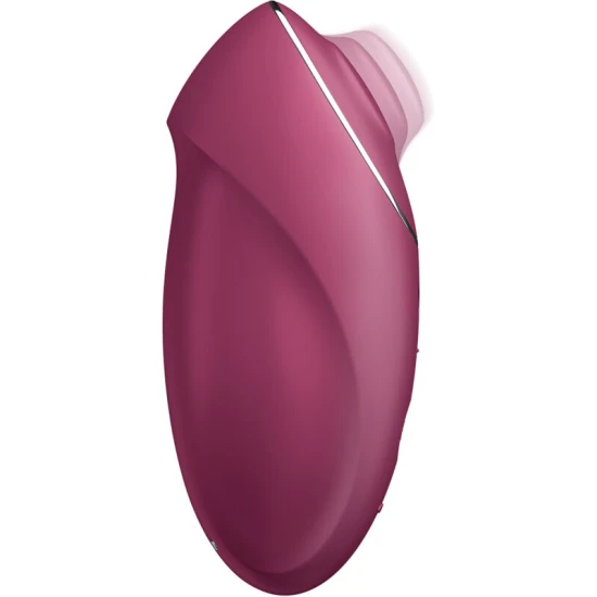 Vibrator Lay-On Satisfyer - Tap & Climax 1, Roșu