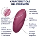 Vibrator Lay-On Satisfyer - Tap & Climax 1, Roșu