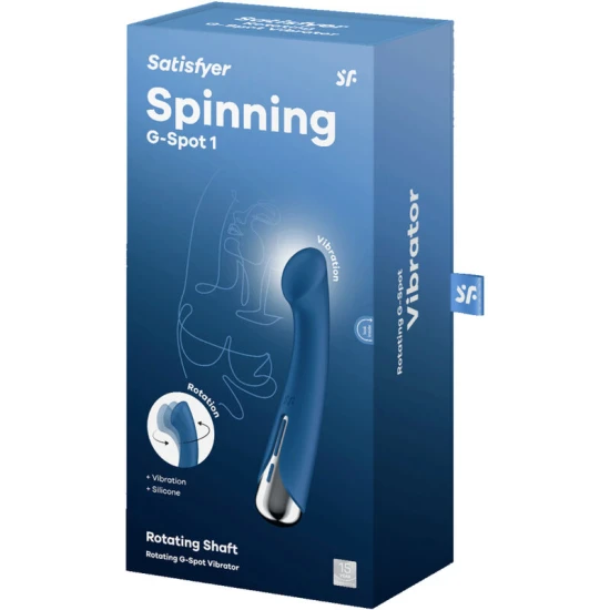 Vibrator Satisfyer Spinning G-Spot 1 - Rotativ, Albastru