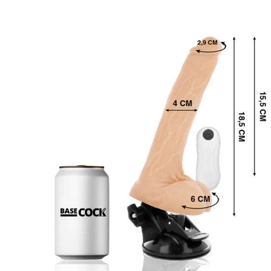 Dildo Realistic Articulabil - Vibrator, Flesh, 18.5 cm