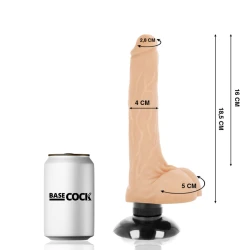 Vibrator Realistic - 18.5 cm, Flesh, BS016