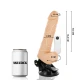 Vibrator realist cu telecomandă, TPE, flesh, 18.5 cm