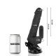 Vibrator Realistic - Negru, 18.5 cm.