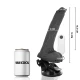 Vibrator Realistic - Negru, 19 cm.