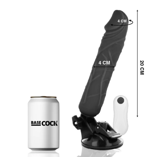 Vibrator Realistic - Negru, 20 cm.