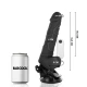 Vibrator Realistic - Negru, 19.5 cm.