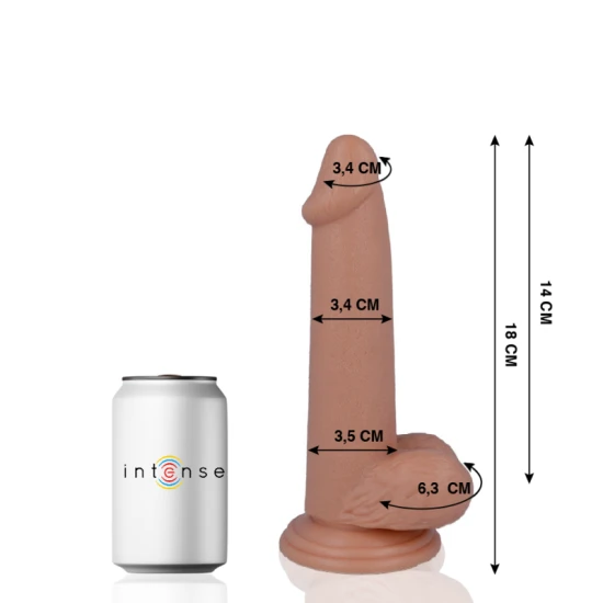MR INTENSE - DILDO REALIST, 18 CM - 3.4 CM, Roz