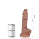 Dildo realist din cauciuc și PVC, culoare naturală, 18 cm