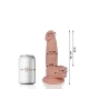 Dildo realist din cauciuc și PVC, culoare naturală, 16.2 cm