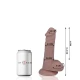 Dildo realist din cauciuc și PVC, natural, 16,5 cm