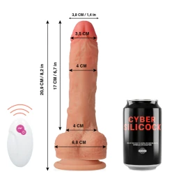 Vibrator Mr Rick, Cu Telecomandă, Bej