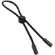 Inel Penis Cord - Stimulare Testicule, Negru, Mărime Ajustabilă