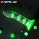 Dildo Magical Amurg, Fără vibrație, luminos, Verde