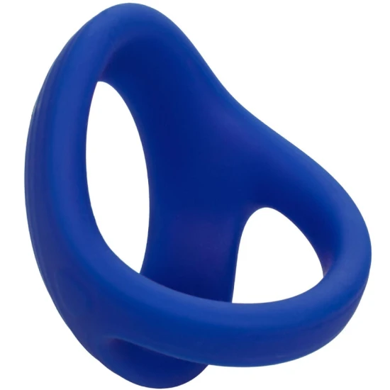 Inel dublu pentru penis și testicule, albastru