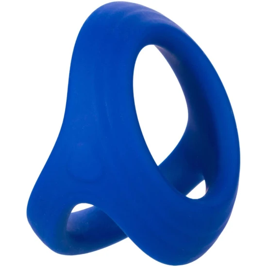 Inel dublu pentru penis și testicule, albastru