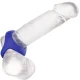 Inel dublu pentru penis și testicule, albastru