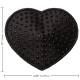 Acoperitor pentru sfârcuri în formă de inimă, Radiance Heart, Negru