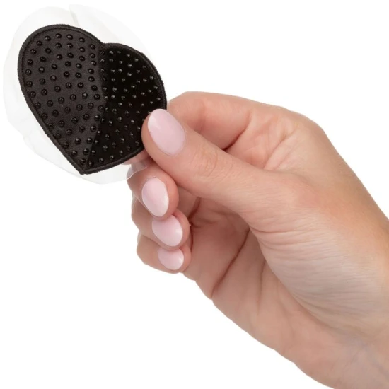 Acoperitor pentru sfârcuri în formă de inimă, Radiance Heart, Negru