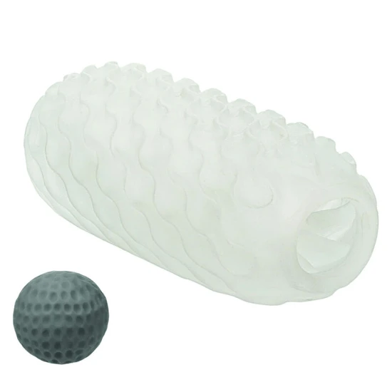 Ou Masturbator Boundless, Reversibil Moale, Cu Bilă, Pentru Stimulare, Galben