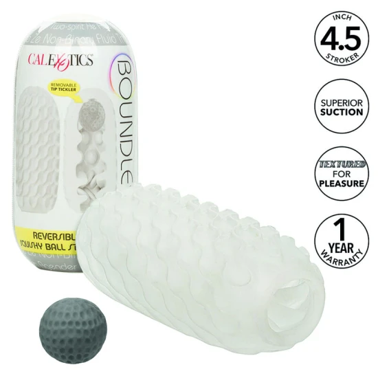 Ou Masturbator Boundless, Reversibil Moale, Cu Bilă, Pentru Stimulare, Galben