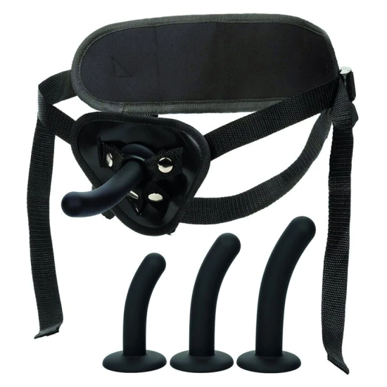 Kit pegging cu ham universal din silicon, negru