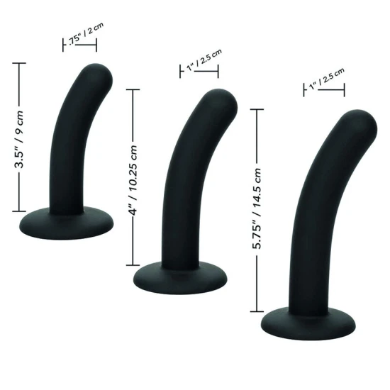 Kit pegging cu ham universal din silicon, negru