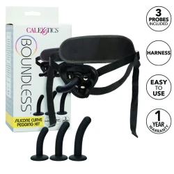 Kit pegging cu ham universal din silicon, negru