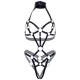 Ham LEG AVENUE - Patent Leather Body, Negru, L
