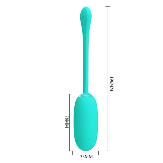 Vibrator Julius, impermeabil, reîncărcabil, verde aqua