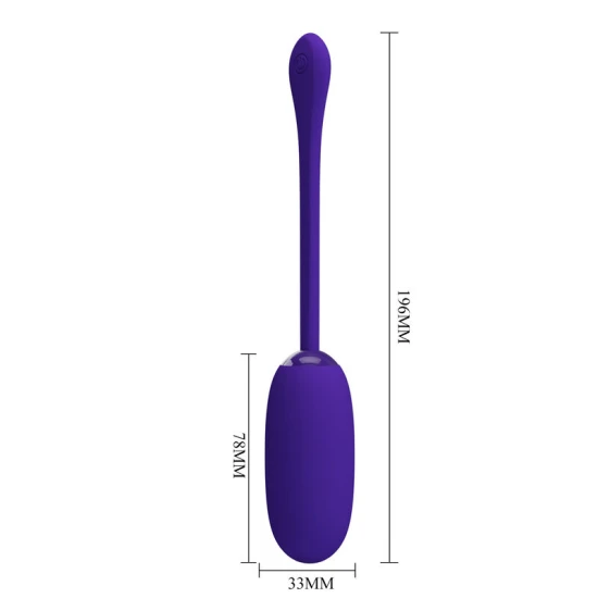 Ou vibrator impermeabil, reîncărcabil, mov