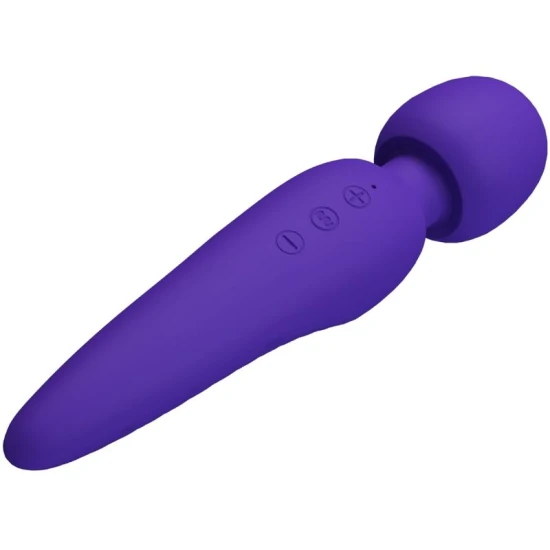 Stimulator Meredith - 12 moduri de vibrație, Violet, Mărime medie.