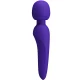Stimulator Meredith - 12 moduri de vibrație, Violet, Mărime medie.