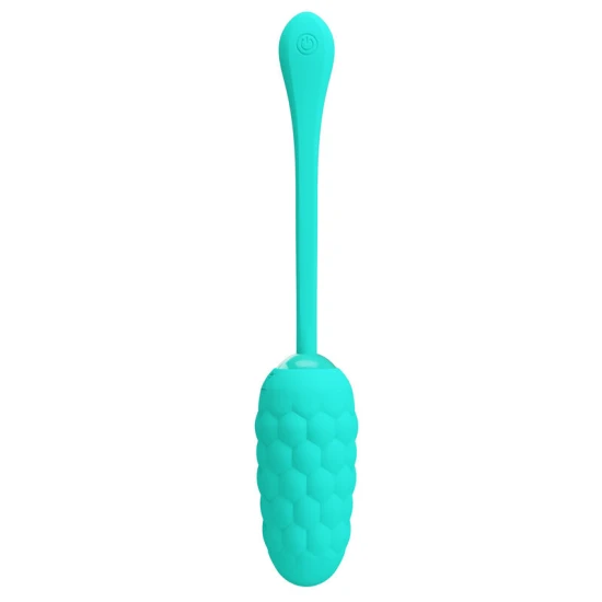 Vibrator Ou, Vibrant, textură marină, reîncărcabil, Verde aqua