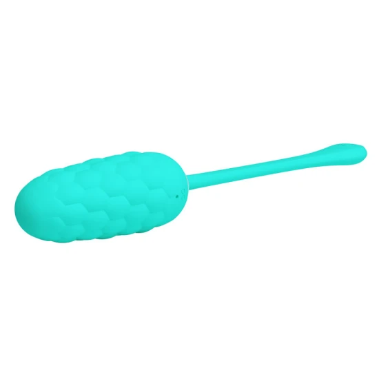 Vibrator Ou, Vibrant, textură marină, reîncărcabil, Verde aqua