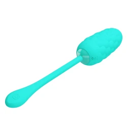 Vibrator Ou, Vibrant, textură marină, reîncărcabil, Verde aqua