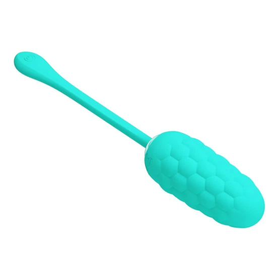 Vibrator Ou, Vibrant, textură marină, reîncărcabil, Verde aqua