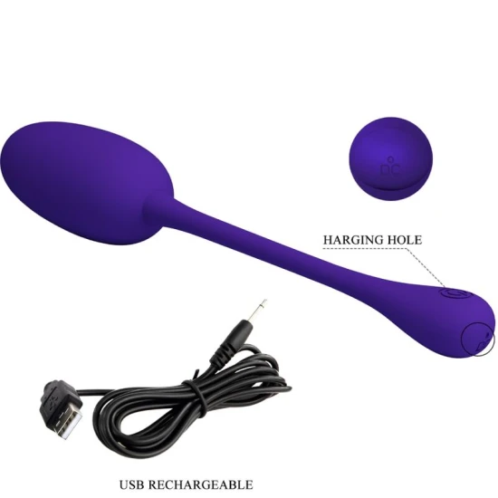 Vibrator Ou Vibrant - 12 Funcții, Violet, Mărime Medie.