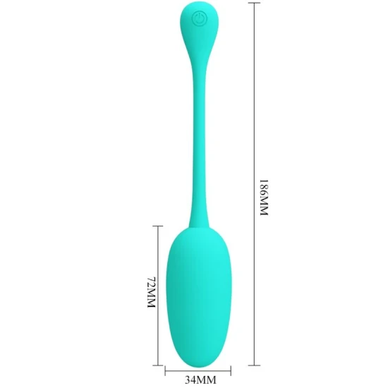 Vibrator Ou Vibrant - 12 Funcții, Verde, Reîncărcabil.
