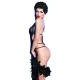 CR 4479 - Body tip crotchless, albastru, S/M