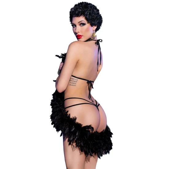 CR 4479 - Body tip crotchless, albastru, S/M