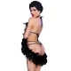 CR 4479 - Body tip crotchless, albastru, S/M