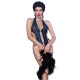 CR 4479 - Body tip crotchless, albastru, S/M