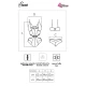Body sexy Hawain - Negru