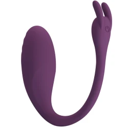 Vibrator tip ou, telecomandă, mov