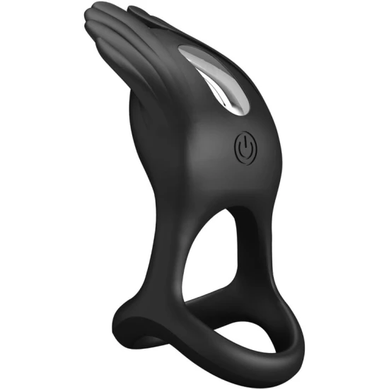 Inel vibrator pentru penis, Negru