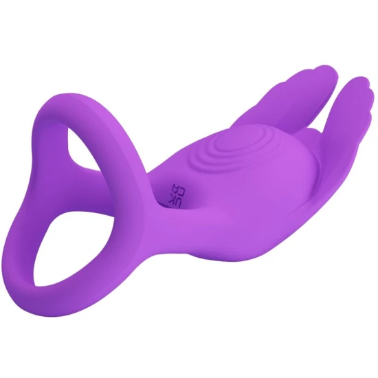 Inel Vibrator Penian din Silicon, Mov
