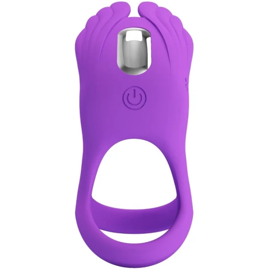 Inel Vibrator Penian din Silicon, Mov