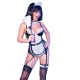 Costum Maid - CR 4152, Negru, L/XL