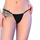 Chilirose CR 4382 - Thong, Negru, S/M