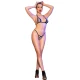 CR 4659 - Set bikini reglabil, Negru/Argintiu, S/M